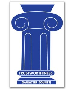 Poster. Character Counts - character education curriculum, lessons, and activities