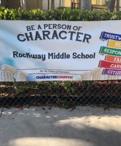 Rockway Middle School Person of Character Banner Set Modern Composite