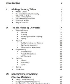 Business Ethics - Making Ethical Decision TOC1