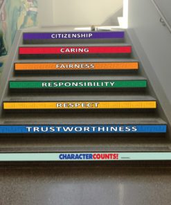 CHARACTER COUNTS! Custom Stair Graphics