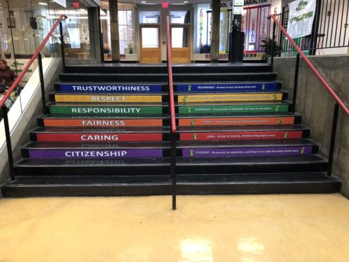 BPS Discovery School - Stair Graphics