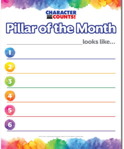 45-3000 Pillar Of The Month Poster