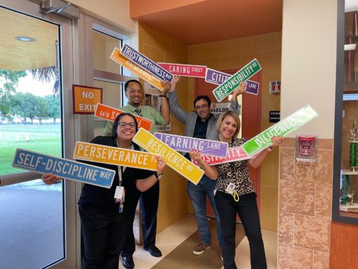 Rockway Middle School Street Signs