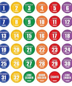 CHARACTER COUNTS! Floor Stickers