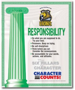 CC! Pillars Wall Graphics - Classic Set - Responsibility