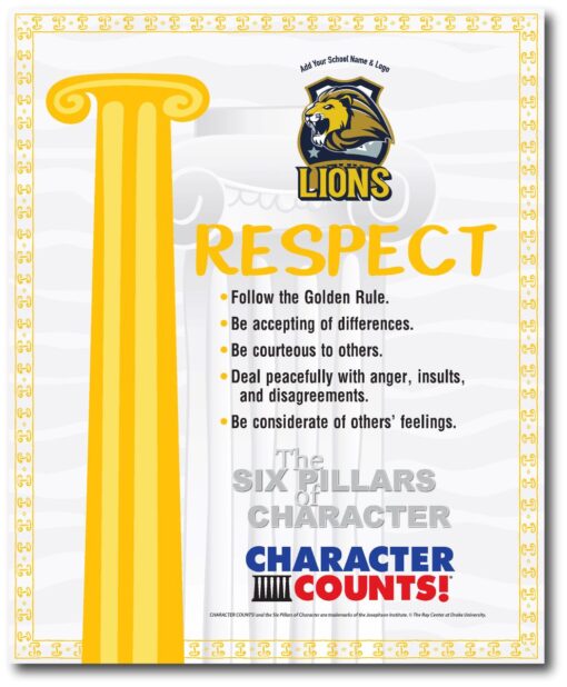 CC! Pillars Wall Graphics - Elementary Set - Respect