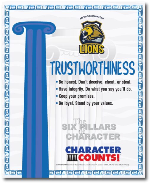 CC! Pillars Wall Graphics - Elementary Set - Trustworthiness