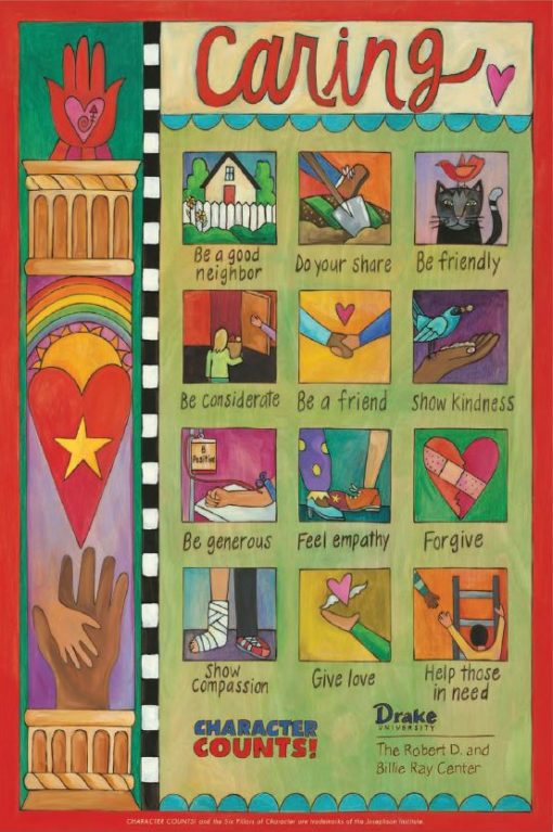 Sticks Plaque - Caring