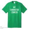 My Character Counts - Block Center - Green Shirt