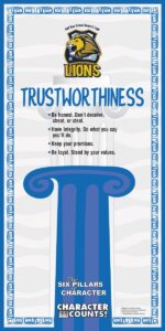 Ceiling Banners - Elementary Design - Trustworthiness