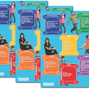 Illustrated Six Pillar Students Posters