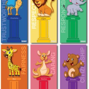 45-8000 40-9400 Animal Friends Six Pillars Set - Composite