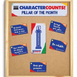 Six Pillar Bulletin Board