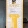 Adhesive Window Signs - Respect