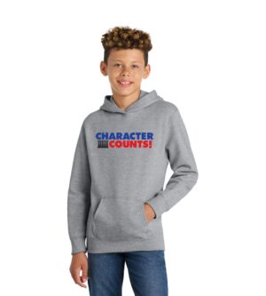 CC Color Logo - Youth Hoodie Grey 2