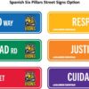 CC! Custom Street Signs - Spanish