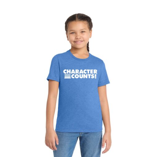 CC White Logo - Youth Royal Shirt 1