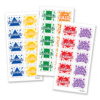 35-6010 Character, Colors, and Shapes Sticker Pack