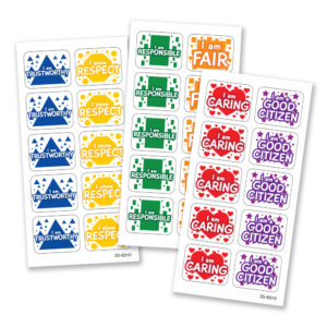 35-6010 Character, Colors, and Shapes Sticker Pack