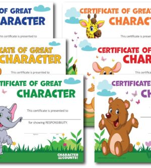 20-3065-E Animal Friends Digital Certificates - Composite