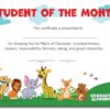20-3065-E Animal Friends Digital Certificates_Month