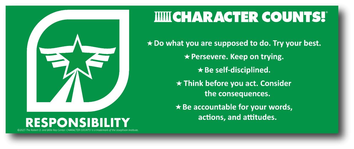 40-8400 Pillar Graphics Banner Set - Responsibility