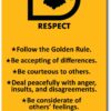 45-4000 Pillar Graphics Poster - Respect