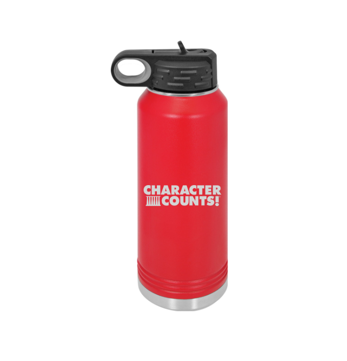 CC! Water Bottle - Red