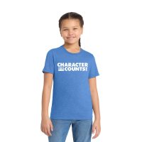 CC White Logo - Youth Royal Shirt 1